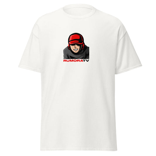 @RumoraTV Avatar & Text - T - Shirt Weiß - 4 - ground