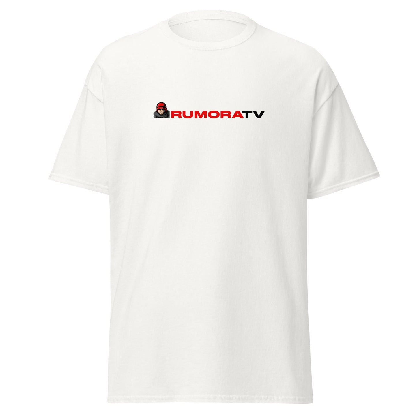 @RumoraTV Textlogo - T - Shirt Weiß - 4 - ground