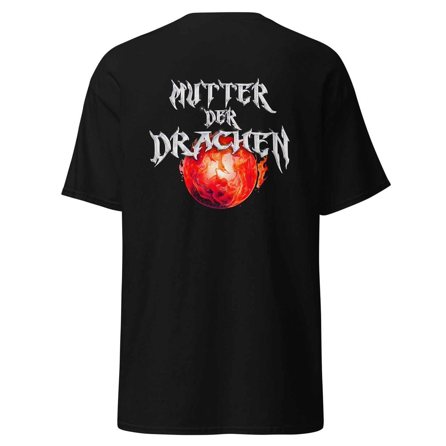 @aboutmelly87 - "Mutter der Drachen" T-Shirt Schwarz