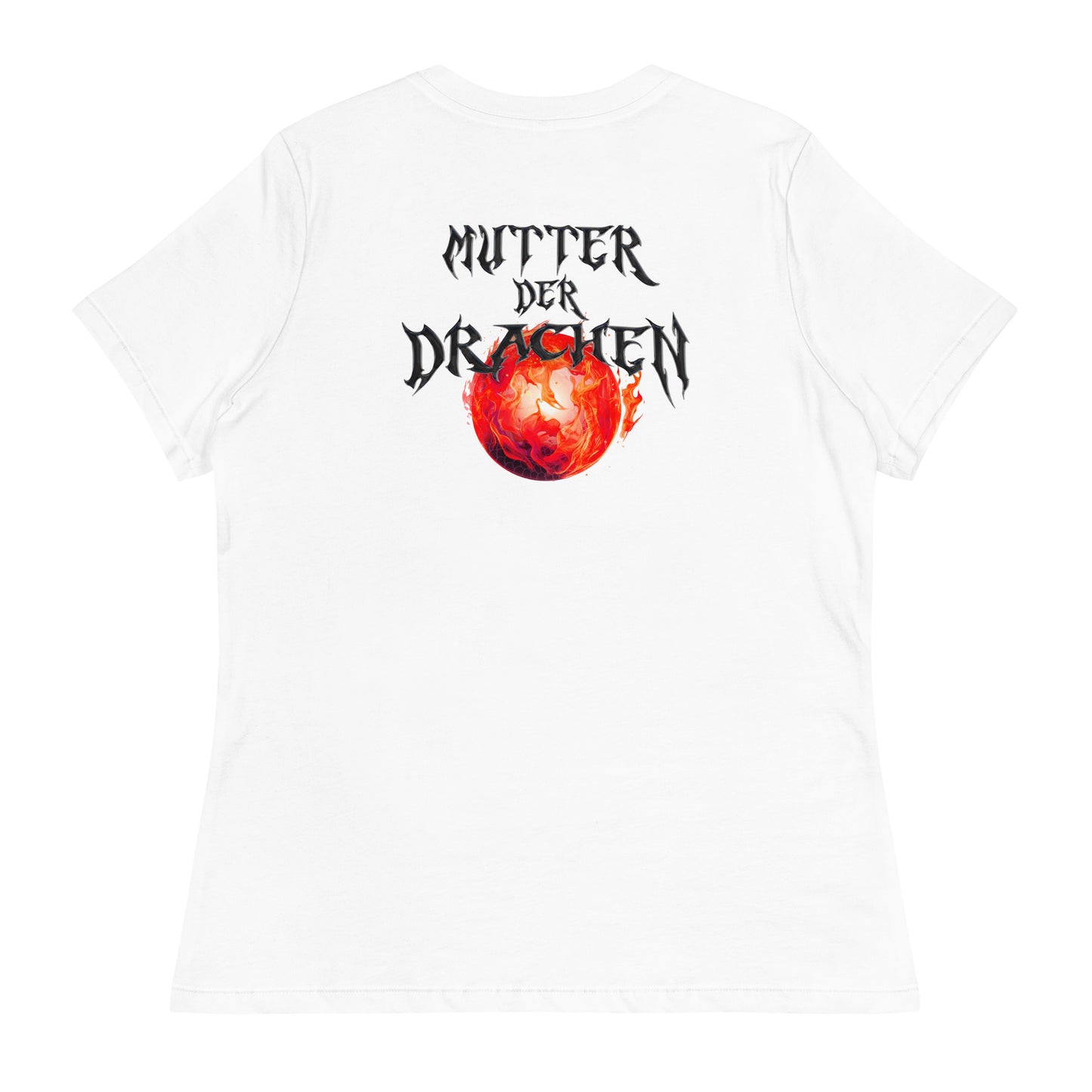 @aboutmelly87 - "Mutter der Drachen" Damen T-Shirt Weiß